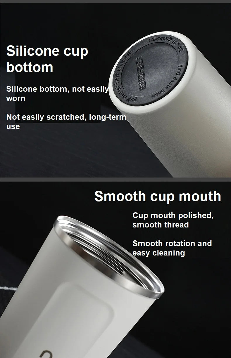 380/510ml Thermos Coffee Mug Stainless Steel Coffee Cup Temperature Display Vacuum Flask Thermal Tumbler Insulated Water Bottle
