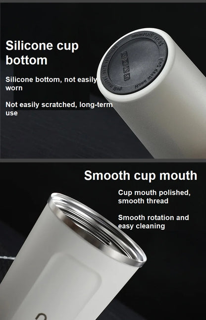 380/510ml Thermos Coffee Mug Stainless Steel Coffee Cup Temperature Display Vacuum Flask Thermal Tumbler Insulated Water Bottle