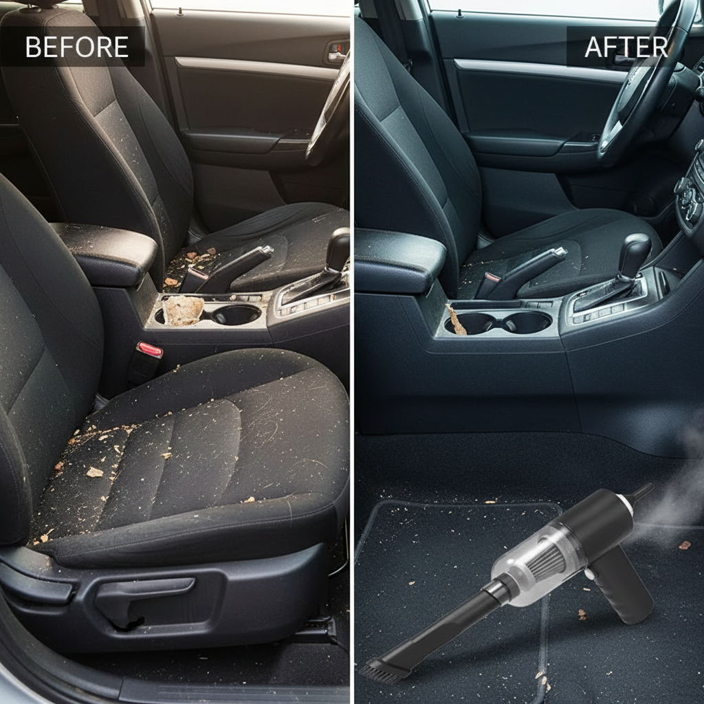 Portable Small Vacuum Cleaner For Multi Purpose Vehicles Small Household Pump Handheld Car Vacuum Cleaner