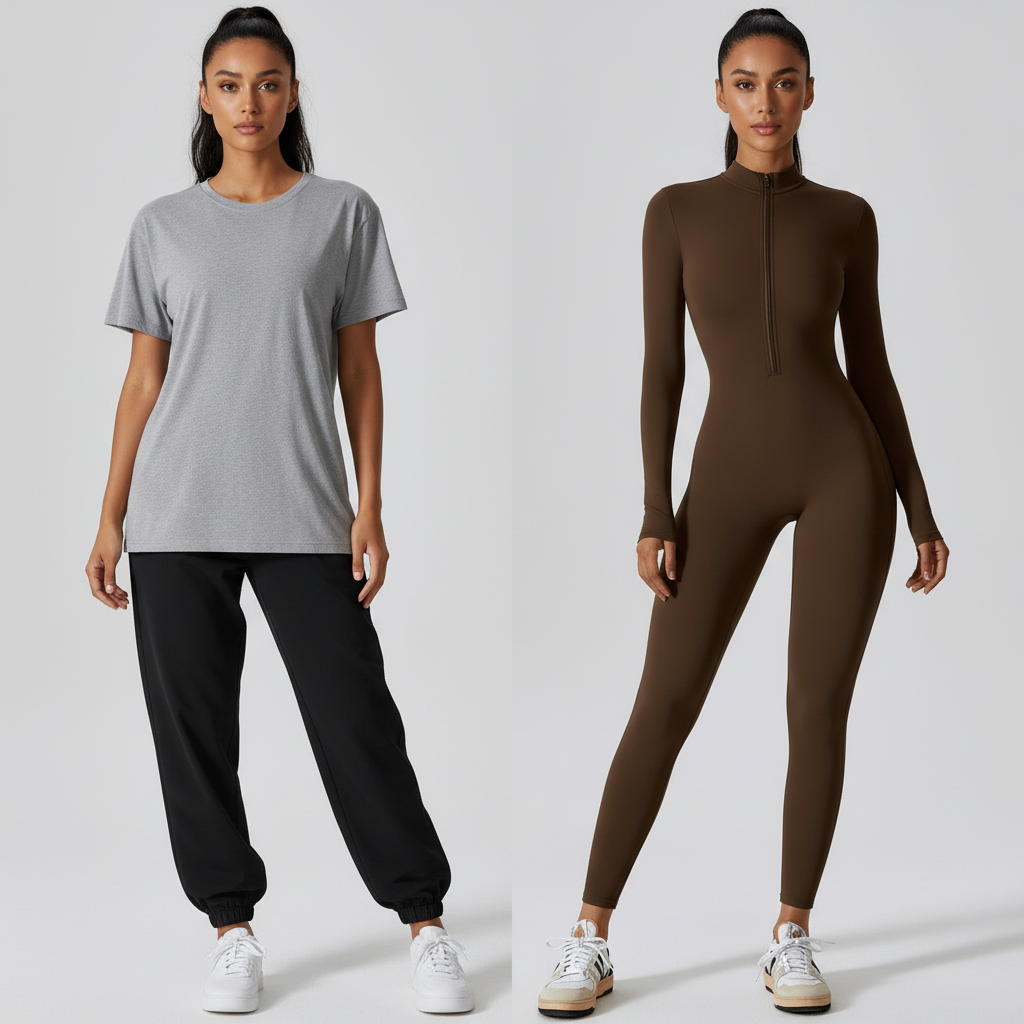 Women's Jumpsuits One-Piece Suit Zipper Long Sleeved Yoga Set Gym Push Up Workout Clothes Fitness Bodysuit Sportswear Tracksuit