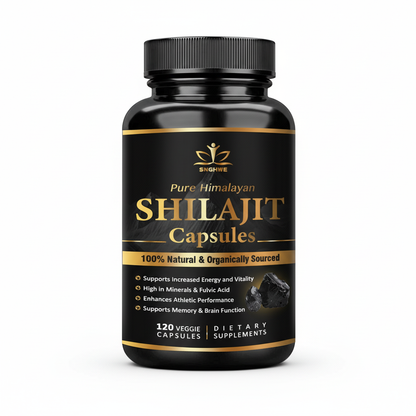 Himalaya Shilajit Capsule Original High in Trace Minerals& Fulvic Acid for Energy,Muscle Strength&Immunity, Endurance for Adult