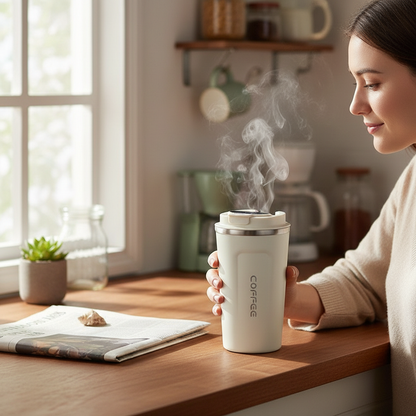 380/510ml Thermos Coffee Mug Stainless Steel Coffee Cup Temperature Display Vacuum Flask Thermal Tumbler Insulated Water Bottle